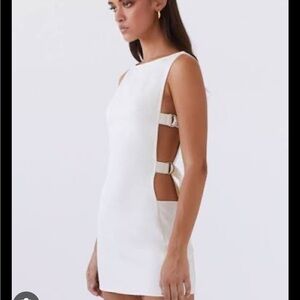 Peppermayo White Mini Dress